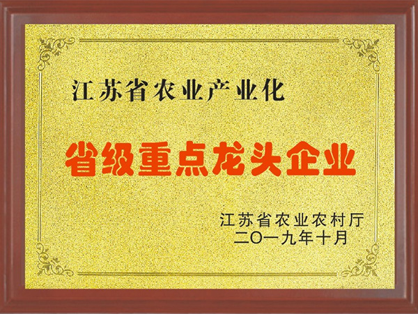江蘇省農(nóng)業(yè)產(chǎn)業(yè)化省級重點龍頭企業(yè)-龍偉食品